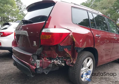 2010 Toyota Highlander Limited V6 z USA, uszkodzony, nr VIN 5TDDK3EH1AS008022